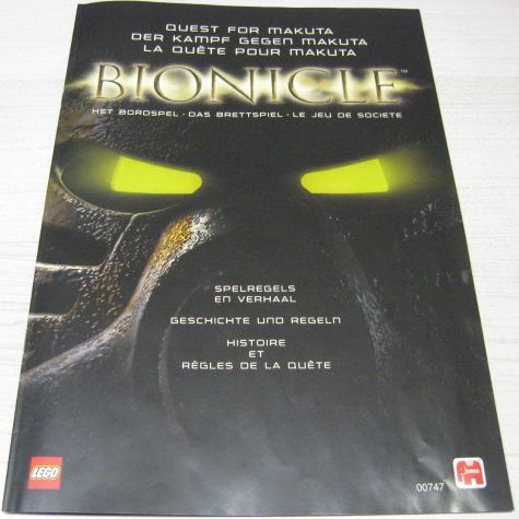 LEGO 00747-99 BIONICLE Quest for Makuta: Adventure Game  (European Version)