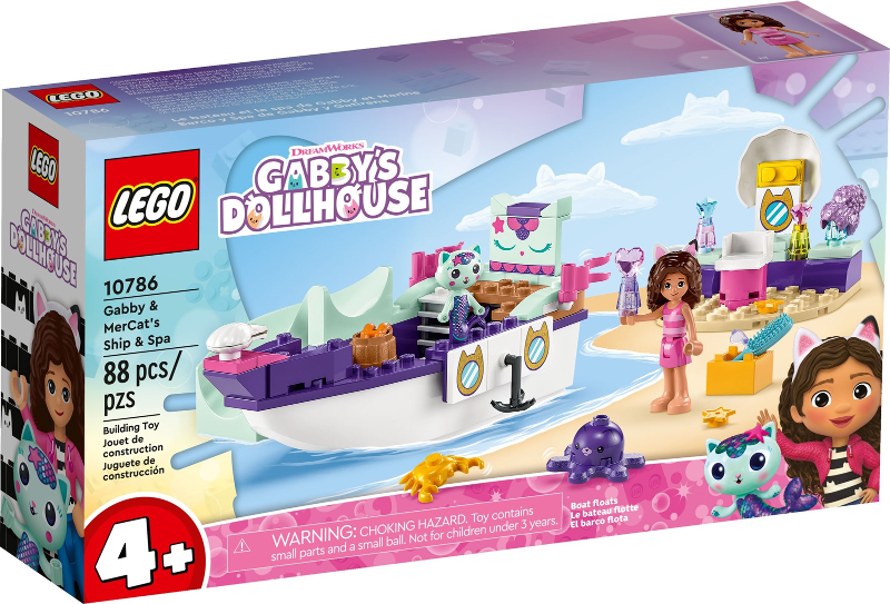 LEGO 10786 Gabby & MerCat's Ship & Spa
