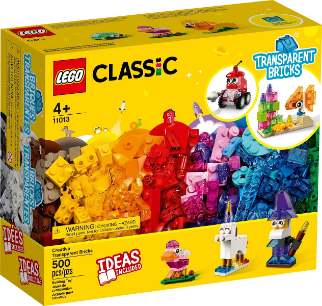 LEGO 11013 Creative Transparent Bricks