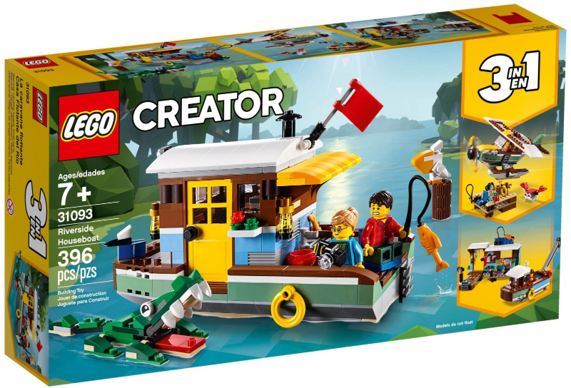 LEGO 31093 Riverside Houseboat