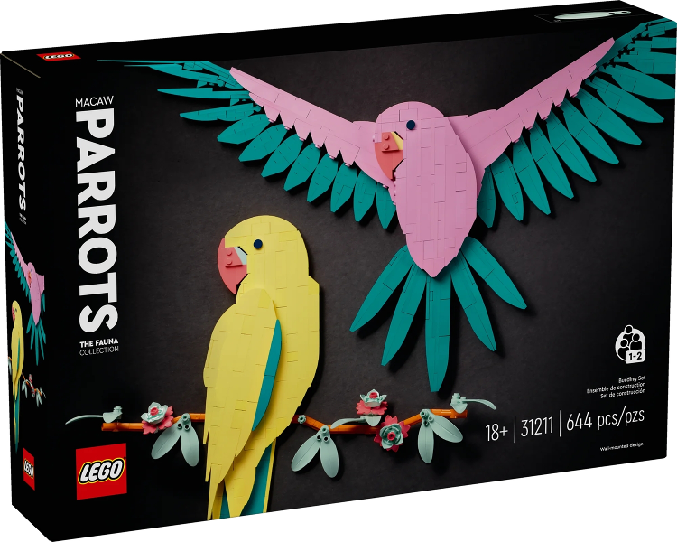 LEGO 31211 The Fauna Collection - Macaw Parrots
