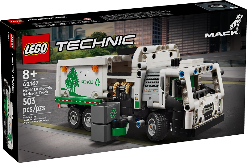 LEGO 42167 Mack LR Electric Garbage Truck