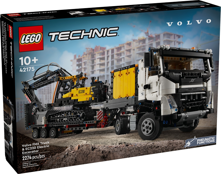 LEGO 42175 Volvo FMX Truck & EC230 Electric Excavator