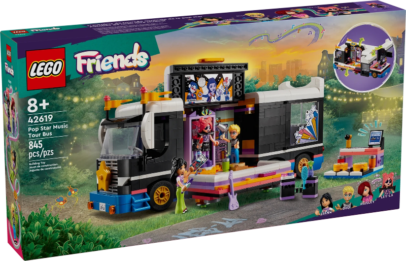 LEGO 42619 Pop Star Music Tour Bus