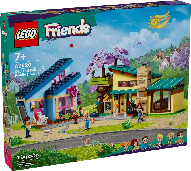 LEGO 42620 Olly and Paisley's Family Houses