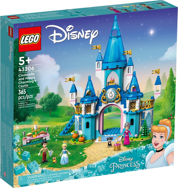 LEGO 43206 Cinderella and Prince Charming's Castle