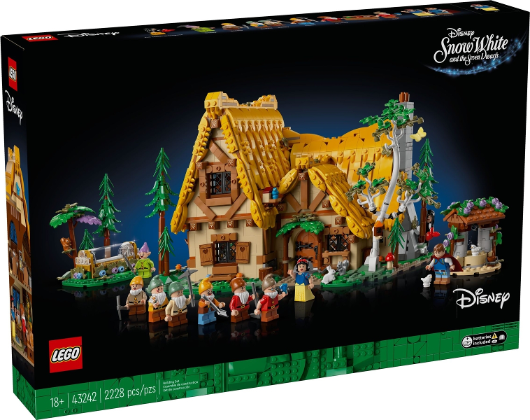 LEGO 43242 Snow White and the Seven Dwarfs' Cottage