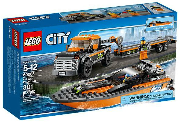 LEGO 60085 4x4 with Powerboat
