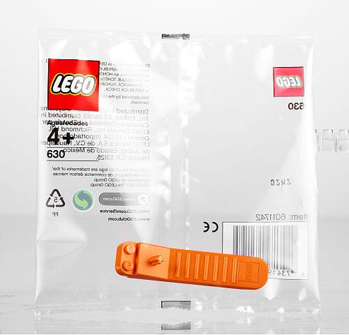 LEGO 630-3 Brick Separator, Orange