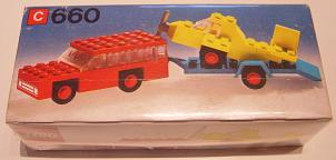 LEGO 660 Car with Plane Transporter