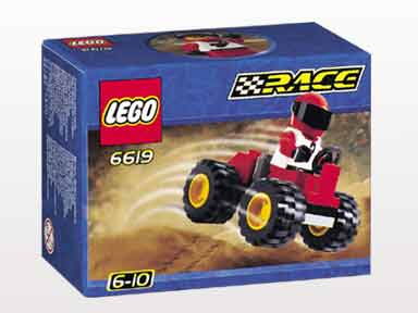 LEGO 6619 Red Four Wheel Driver
