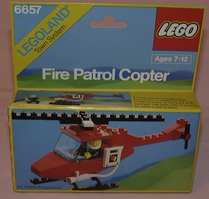 LEGO 6657 Fire Patrol Copter