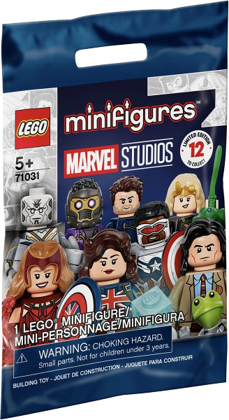 LEGO 71031 Minifigure, Marvel Studios, Series 1 (Complete Random Set of 1 Minifigure)