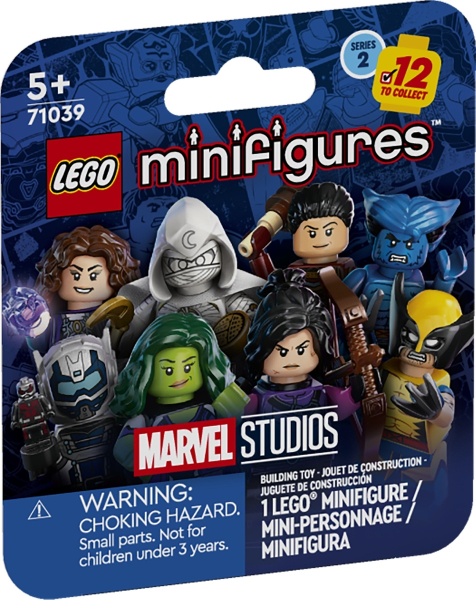 LEGO 71039 Minifigure, Marvel Studios, Series 2 (Complete Random Set of 1 Minifigure)
