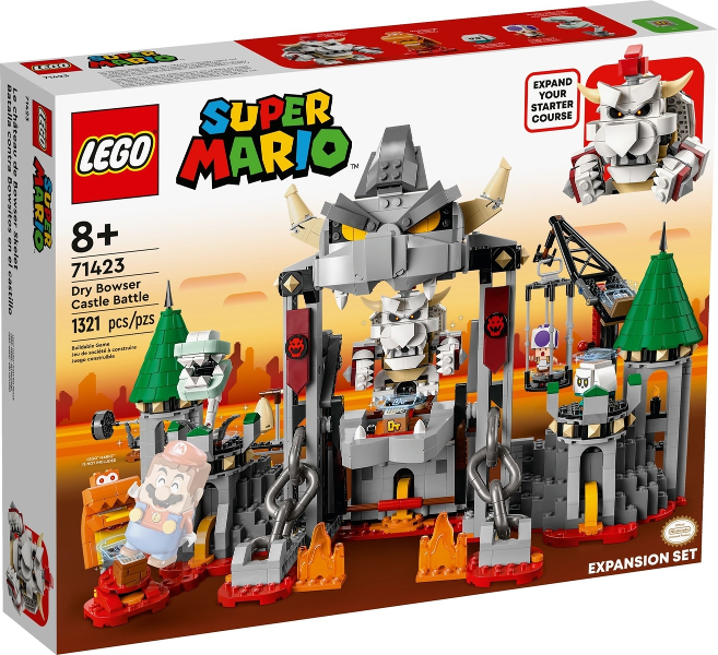 LEGO 71423 Dry Bowser Castle Battle - Expansion Set