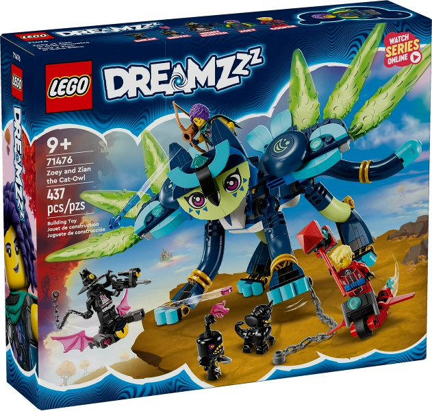 LEGO 71476 Zoey and Zian the Cat-Owl