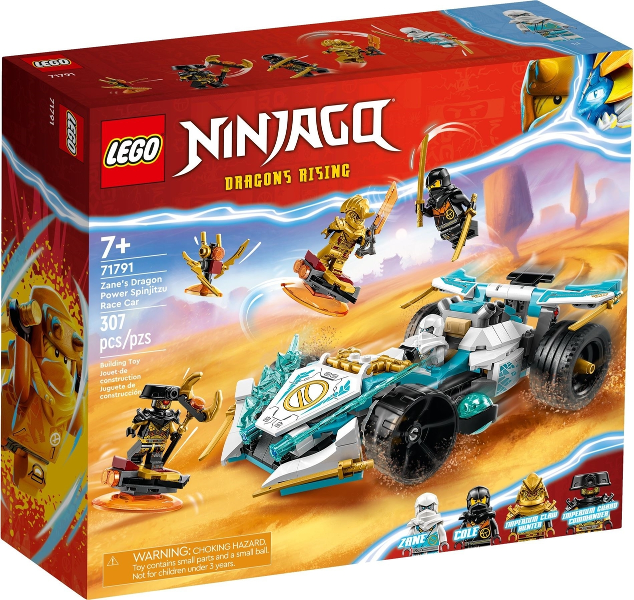 LEGO 71791 Zane's Dragon Power Spinjitzu Race Car