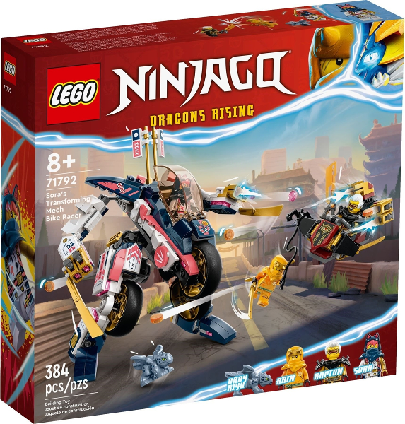 LEGO 71792 Sora's Transforming Mech Bike Racer