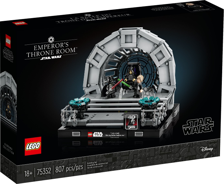 LEGO 75352 Emperor's Throne Room Diorama