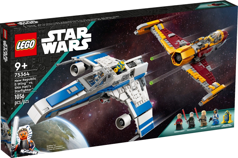 LEGO 75364 New Republic E-Wing vs. Shin Hati's Starfighter