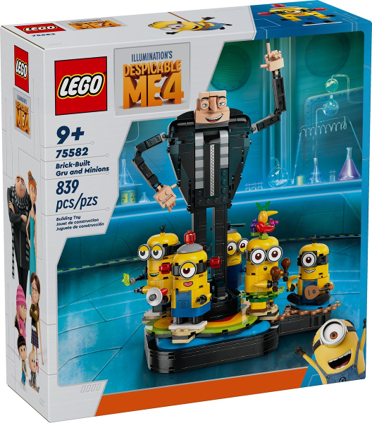LEGO 75582 Brick-Built Gru and Minions