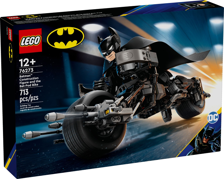 LEGO 76273 Batman Construction Figure and the Bat-Pod Bike