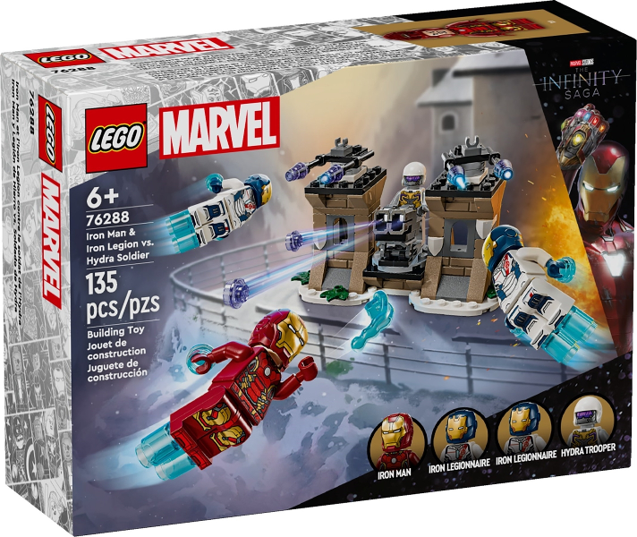 LEGO 76288 Iron Man & Iron Legion vs. Hydra Soldier