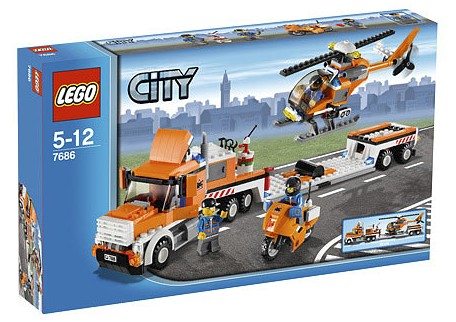 LEGO 7686 Helicopter Transporter