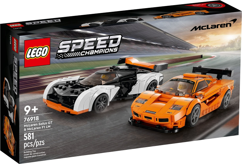 LEGO 76918 McLaren Solus GT & McLaren F1 LM