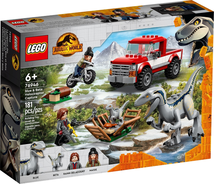 LEGO 76946 Blue & Beta Velociraptor Capture