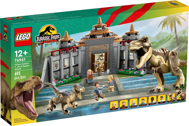LEGO 76961 Visitor Center: T. rex & Raptor Attack