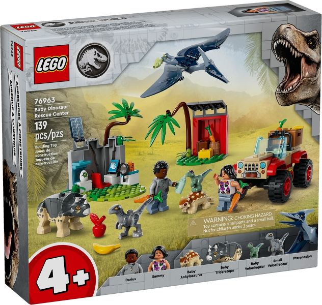 LEGO 76963 Baby Dinosaur Rescue Center