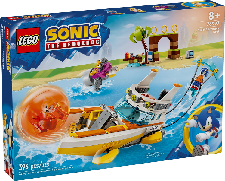 LEGO 76997 Tails' Adventure Boat