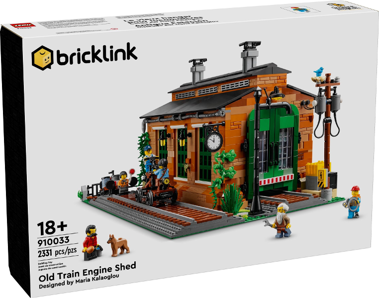 LEGO 910033 Old Train Engine Shed