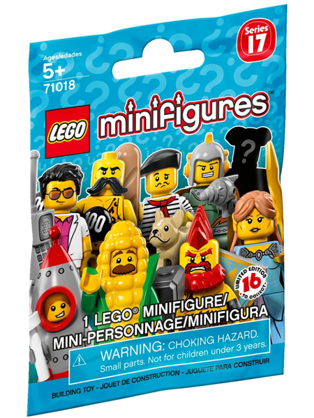 LEGO col17-10 Battle Dwarf, Series 17 (Complete Set with Stand and Accessories)