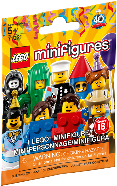 LEGO col18-2 Brick Suit Guy, Series 18 (Complete Set with Stand and Accessories)