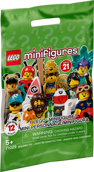 LEGO col21-4 Ladybug Girl, Series 21 (Complete Set with Stand and Accessories)