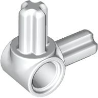 Technic Pin Connector Hub with 2 Perpendicular Axles in White