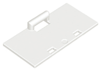 Duplo Container Box 2 x 4 x 2 Door with Handle in White