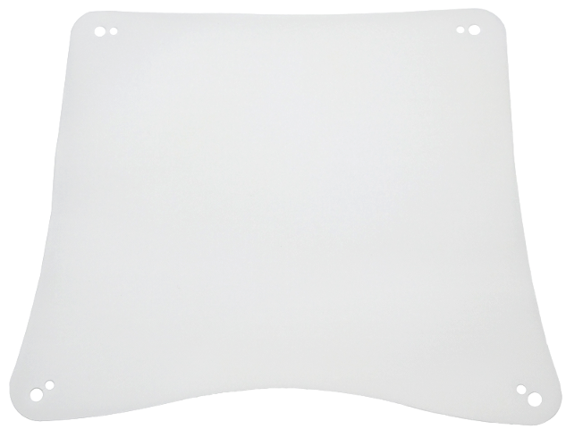Sail Trapezoid 17.5 x 14.5 in White