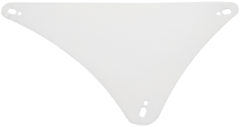 Sail Triangular 14 x 11.5 in White