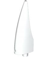 Animal Body Part, Barb / Claw / Tooth / Talon / Horn, Large in White