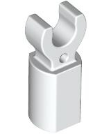 Bar Holder with Clip in White