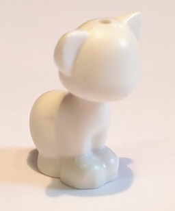 Animal, Cat, Sitting [Plain] in White