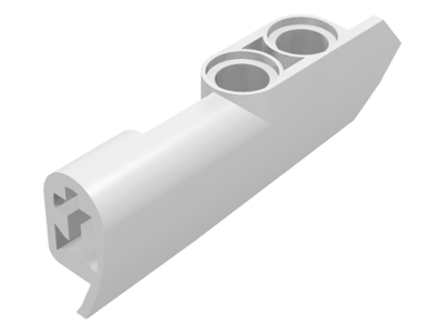 Technic Panel Fairing #21 5L Small Smooth, Side B in White