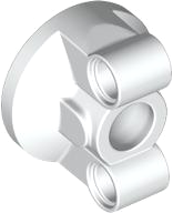 Technic Steering Portal with 2 Pin Holes in White