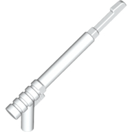 Weapon Spear Gun with Squared Trigger and Thick Spear Base in White