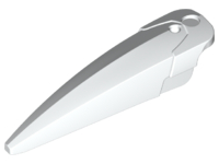 Large Figure Limb Cover / Claw / Spike Large with Axle in White