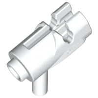 Launcher, Weapon Gun / Blaster / Shooter Mini in White