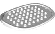 Duplo Boat Hull 7 x 12 Top Section with 6 x 8 Deck Studs in White